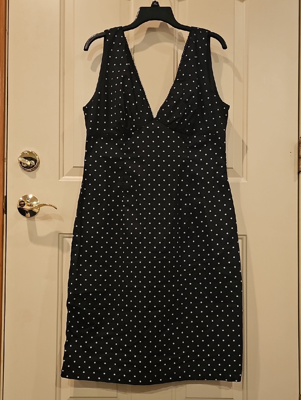 Bitten by Sarah Jessica Parker Black Polka Dot Midi Dress